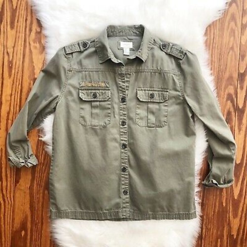 Military Parka, Green Cargo/Utility Jacket